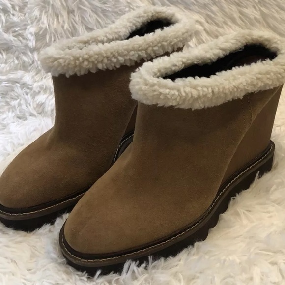 NEW BCBGeneration size 9 Nerissa Wedge Mules Brown - Picture 3 of 10